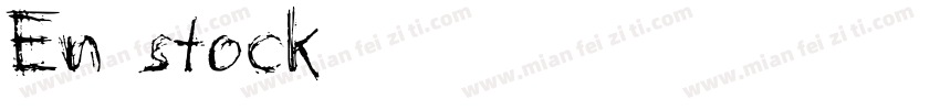 En stock字体转换